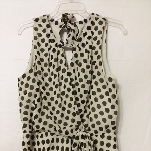 Dresses & Skirts - Sleeveless Karin Stevens Polka Dot Dress